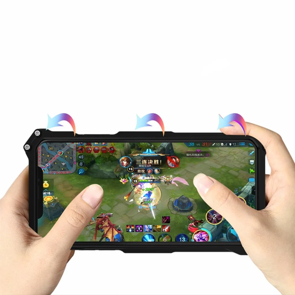 Сверхмощный Металлический Алюминиевый противоударный чехол для Apple Iphone XS 5," XR 6,1" XS max 6," чехол Coque Funda