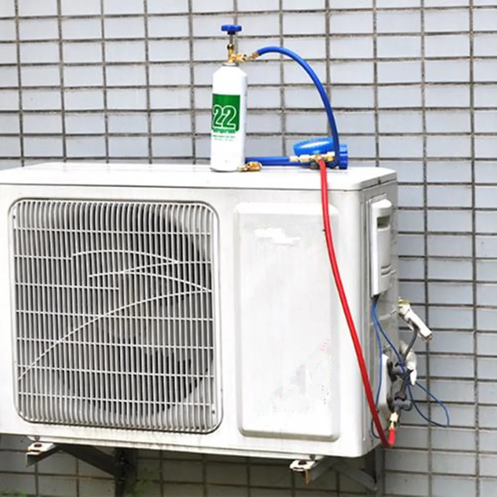 KIMISS Paire de climatiseur R410A R134A R22 réfrigérant haute et basse manomètre Kit 