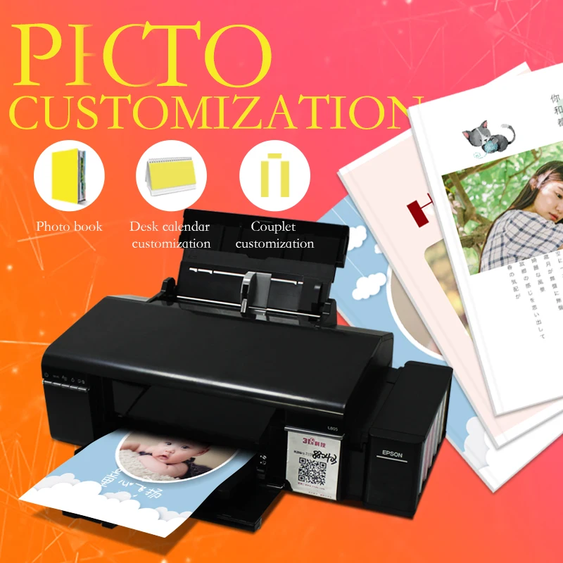 

Hot Sale Multifunction Device Photo Color Ink Printer A Gift for Child's Couple