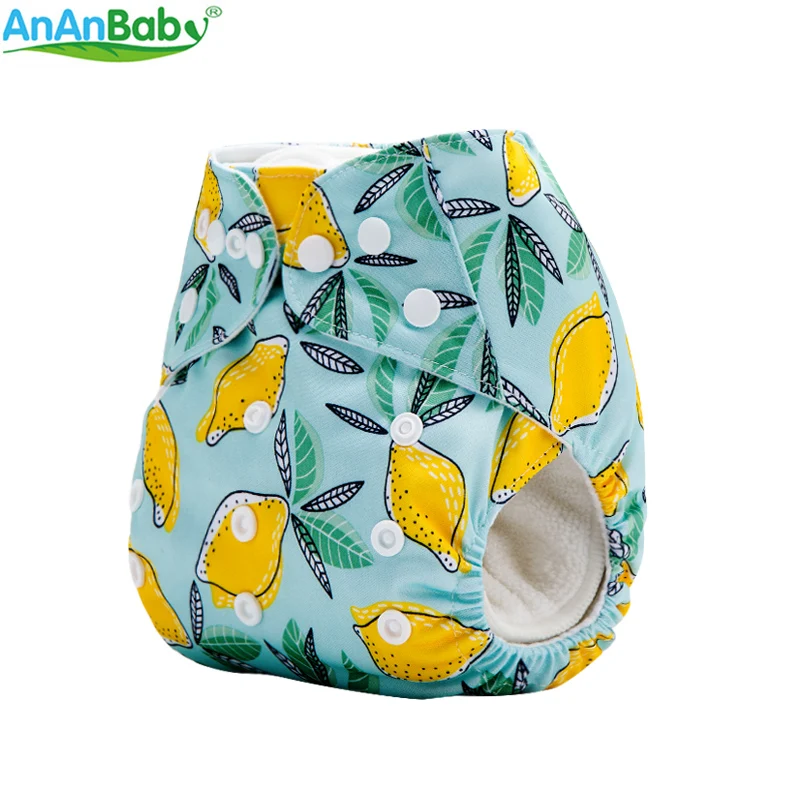 AnAnBaby 20 шт. в партии новый дизайн популярный тканевый подгузник Детские Многоразовые моющиеся подгузники без вкладышей