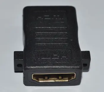 

100pcs/lot wholesale HDMI Female to HDMI Female Coupler Extender Adapter Connector for HDTV