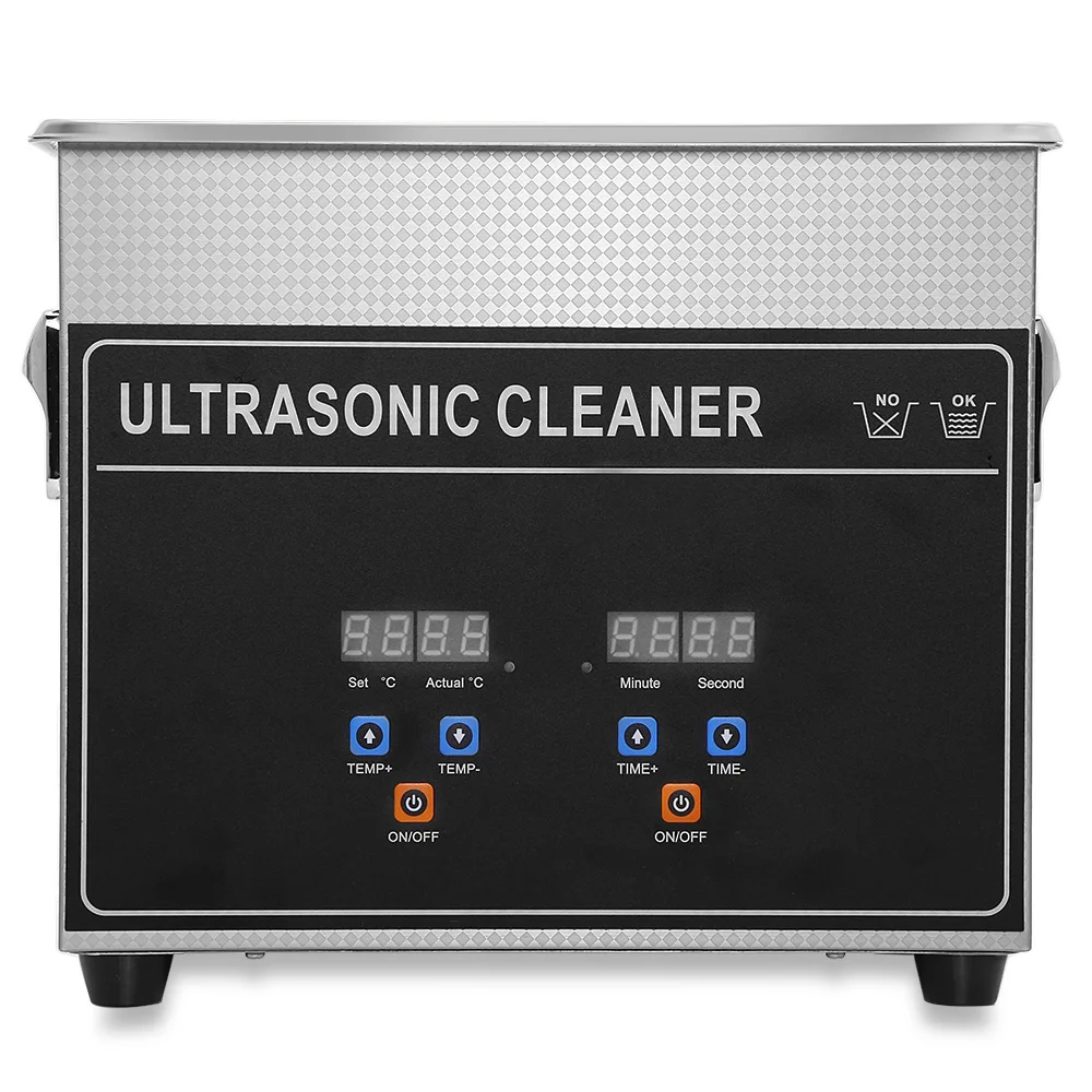

Pro 3.2L Ultrasonic Cleaner Digital Ultrasonic Cleaner Machine Heater Timer Cleaning Jewelry False Tooth Shaver Deep Cleaning
