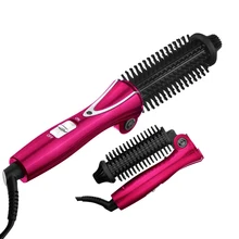 Складная портативная Расческа для закручивания волос электрическая дорожная завивка волос керамический утюжок с подогревом выпрямитель для волос ионная Горячая расческа кисти