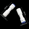 Válvula de retención recta de 1/4 pulgadas (6,35mm), 5 Uds., tubo de ajuste rápido, válvula de retención de una vía, conectores de agua de jardín ► Foto 2/6