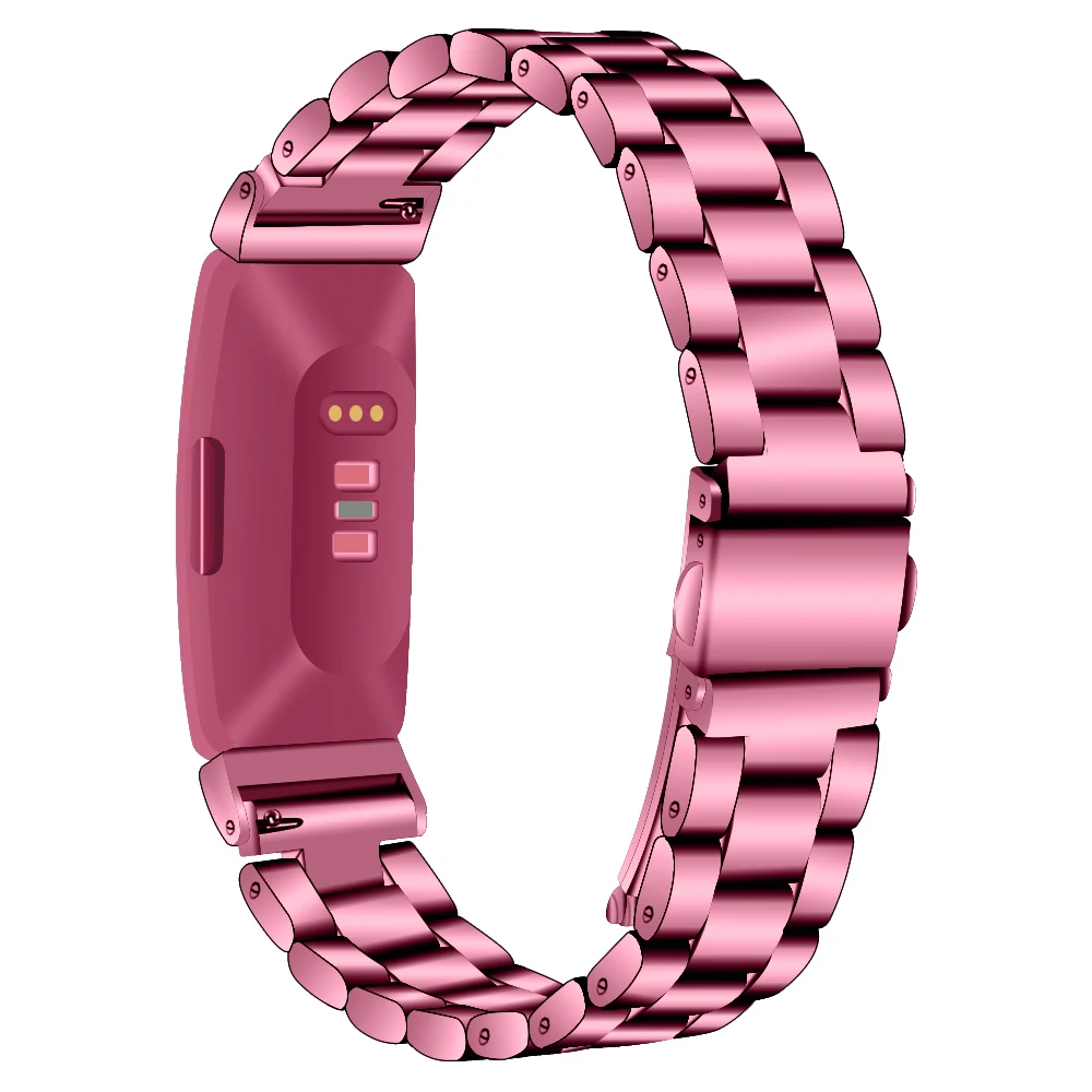 Для Fitbit Inspire HR& Fitbit Inspire Band, металлический Спортивный Браслет Регулируемый Браслет для Fitbit Inspire HR ремешок из нержавеющей стали