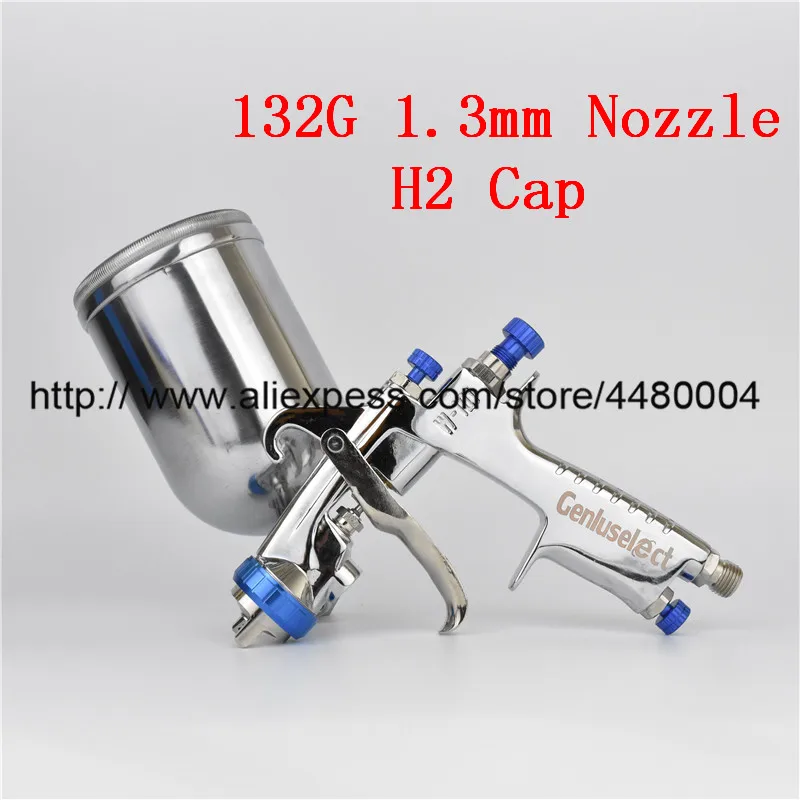 132G Metal pot W101 пистолет-распылитель W-101 воздуха распылительный пистолет ручной пистолет-распылитель, 1,0/1,3/1,5/1,8 мм, сделано в Японии, W-101 опрыскиватель - Цвет: 132G Metal pot