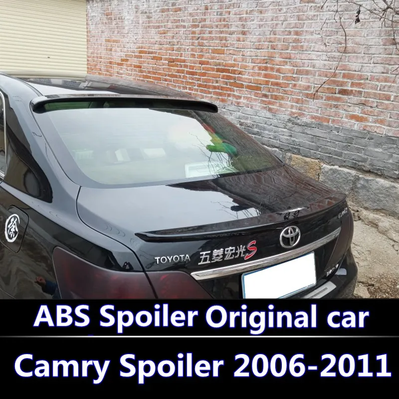 

For Toyota Camry Spoiler High Quality ABS Material Car Rear Wing Primer Color Rear Spoiler For Toyota Camry Spoiler for2006-2011