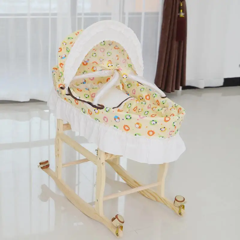 Переносная детская кроватка, расширенная серия, детская корзина для сна, для новорожденных, для мамы и ребенка - Цвет: F