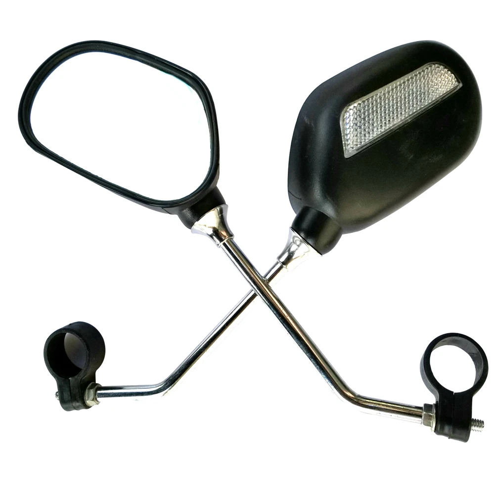 

1 Pair Durable Easy Install Reflective Accessories Cycling Rearview Mirror Adjustable Bike Mount Replacement Flexible Outdoor