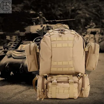 

Tactical Backpack Outdoor Sport 60L Nylon Backpacks Daily Life Camping Hiking Bag Travelling Climbing Running Bags