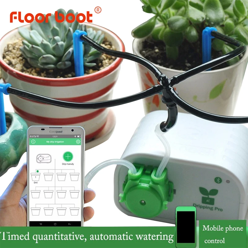 

Floor boot hose garden watering system drip irrigation system auto watering for greenhouse garden watering system wifi bluetooth