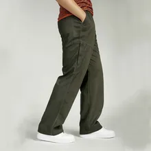 Осень зима мужские брюки карго хлопок с карманами джоггеры Брюки повседневные свободные широкие длинные брюки размера плюс L-6XL