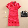 New Fashion Polo 2022 Floral Print Party Casual Dress T Shirt Summer Mini Women Slim Vestidos Cotton Robe Ete Femme Elegant ► Photo 3/6