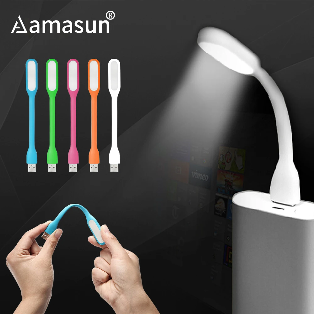 Novelty Luminaria Mini USB LED Book Lights Reading Lamps Night Light