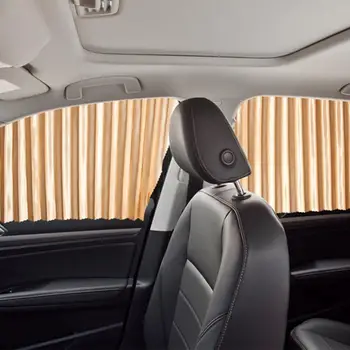 

2Pcs Car Sun Shade Protection Car Curtain Car Window Sunshade Side Window Mesh Sun Visor Summer