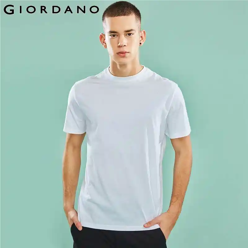 Giordano Men T Shirt Men Breathable 