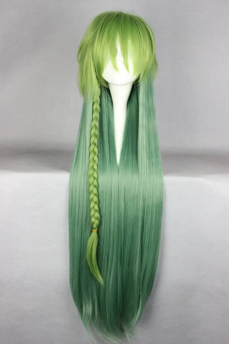 MCOSER 100 см Разноцветные длинные волнистые синтетический парик для косплея высокотемпературные волокна волос WIG-067B