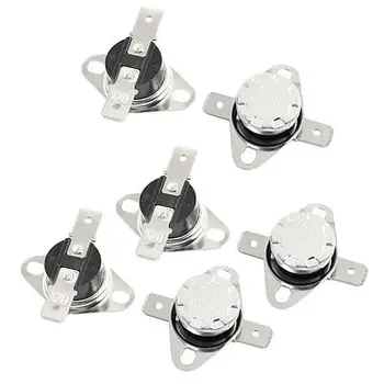 

6Pcs Normally Closed 120C Thermostat Temperatur Controlled Switches