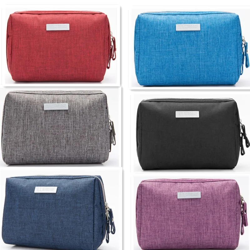Casual Travel Women Cosmetic Bag Zipper Make Up Function Makeup Case Organizer Storage Pouch Toiletry Beauty Wash Kit Bath Bags