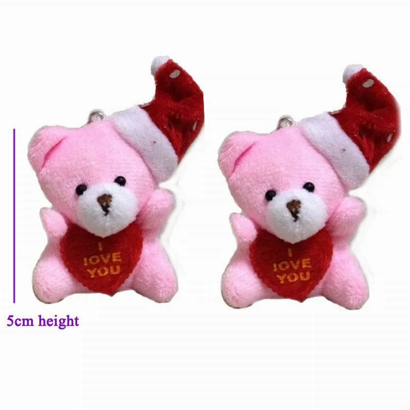 5cm heart teddy bear with hat 6