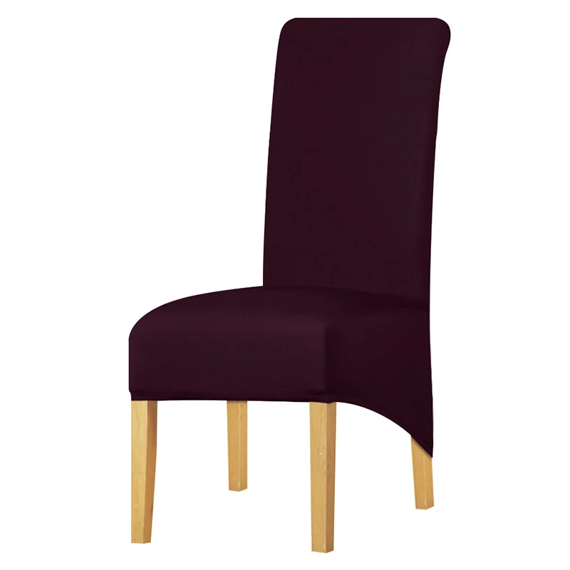 XL Размер длинная задняя крышка чехол для кресла спандекс ткань чехлы для стульев ресторан отель вечерние банкетные чехлы для сидений