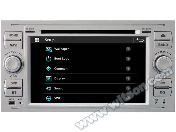 Perfect 7" Special Car DVD for Ford Focus 2005-2007 & Ford C-Max 2006-2010 & Ford Galaxy 2000-2009 with Front DVR Camera Support 1
