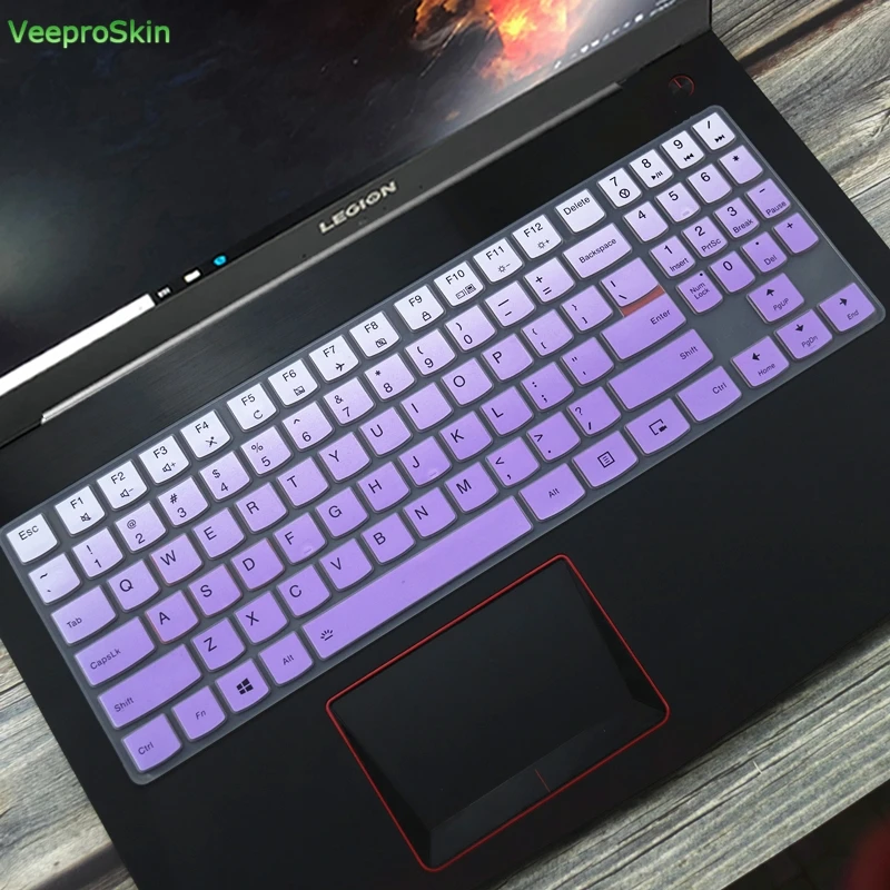 Силиконовый защитный чехол-клавиатура для 15,6 ''lenovo Legion Y720 Y540 Y530 Y520 R720 Y7000(15'') Y730 Y740(17 ''