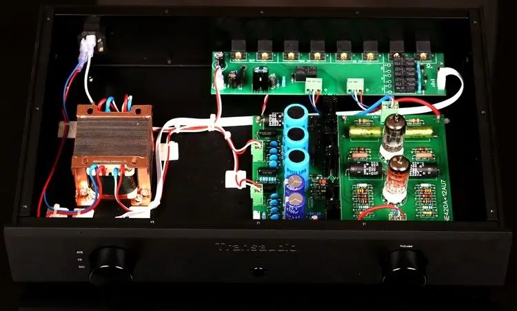 ZEROZONE Finished Hifi WE420A (5755) + 12AU7 трубный стерео усилитель L8-29 | Электроника