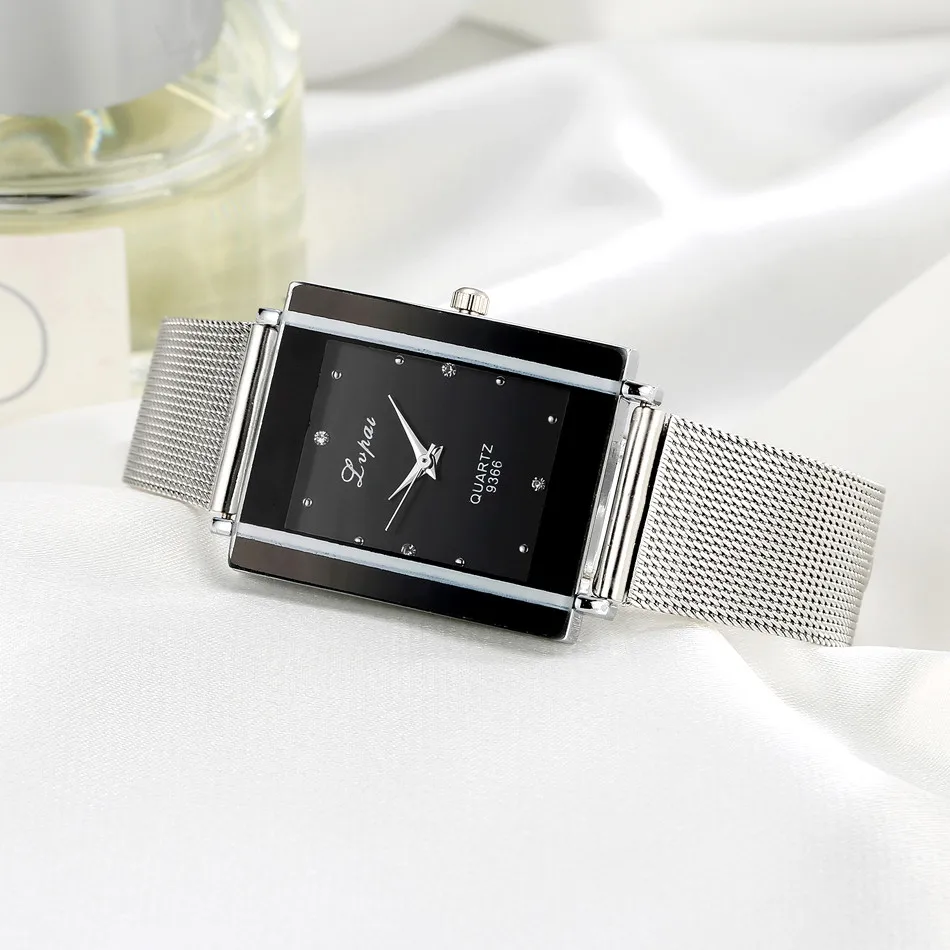 Lvpai брендовые серебряные женские наручные часы Роскошные прямоугольные повседневные часы женская одежда повседневные наручные часы женские кварцевые часы# F