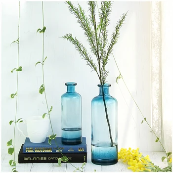 

High quality Glass Vase Modern Stained Terrarium Home Decorative Accessories Floral Bottle Creative Hydroponic Container