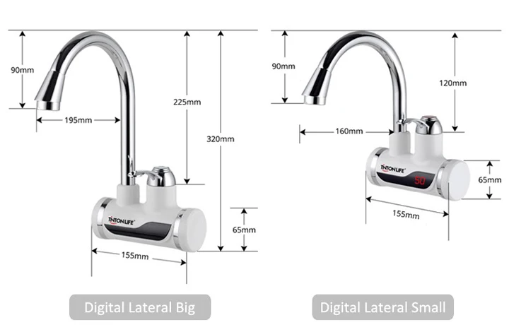 TINTON жизни (США Корабль) 110 В 3sec мгновенный Tankless Электрический водонагреватель кран Кухня мгновенный кран с нагревом с светодио дный цифровой