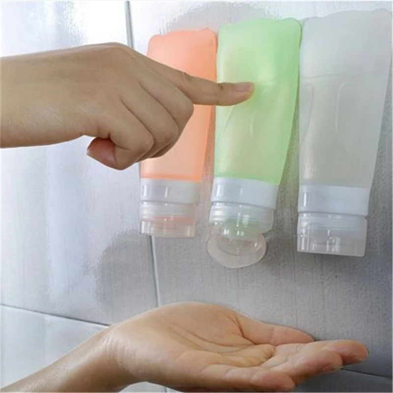1pcs Empty Container Silicone Outdoor Shower Gel Lotion Under Bottling