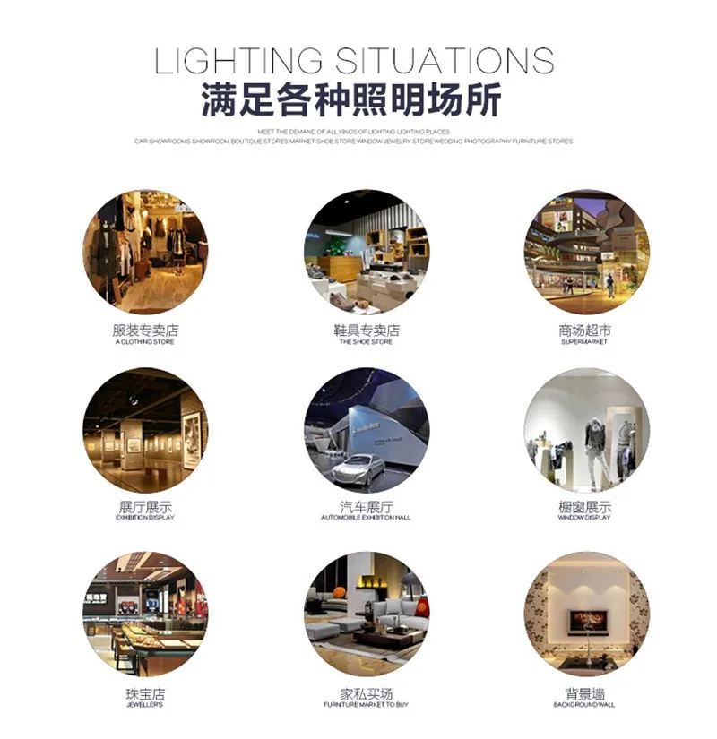 1 Pcs Lots Led Piste Lumiere Cob30w Vetements Vitrine Lampe Exposition Soulignant Cob Piste Lumiere Spot Light Aliexpress