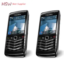 100% Оригинальные Мобильный телефон BlackBerry Pearl 9105 3G GSM Wi-Fi разблокированный четырехъядерный смартфон Восстановленное