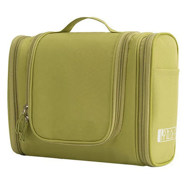 Водонепроницаемая сумка-Органайзер для путешествий, женская косметичка, Большая вместительная сумочка, Портативная сумка унисекс для туалетных принадлежностей, набор туалетных принадлежностей, сумка для мытья - Цвет: Green