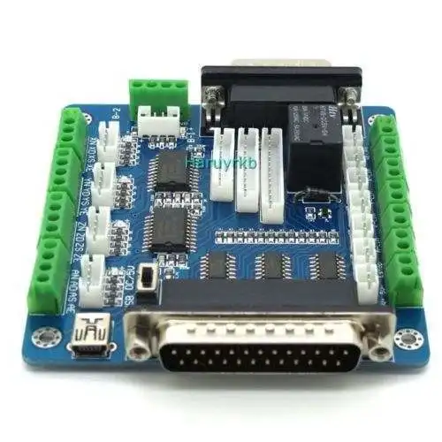 MACH3 CNC 5 axis interface breakout board for stepper motor driver CNC mill/_H.ch