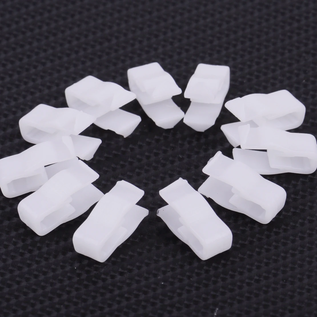 CITALL New 50Pcs Car White Plastic Instrument Panel Dashboard Retainer