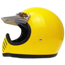 Классический moto III стиль moto rcycle шлем крест Спорт уличный велосипед Мото шлем с 5 pin и съемный вкладыш кожаный чехол