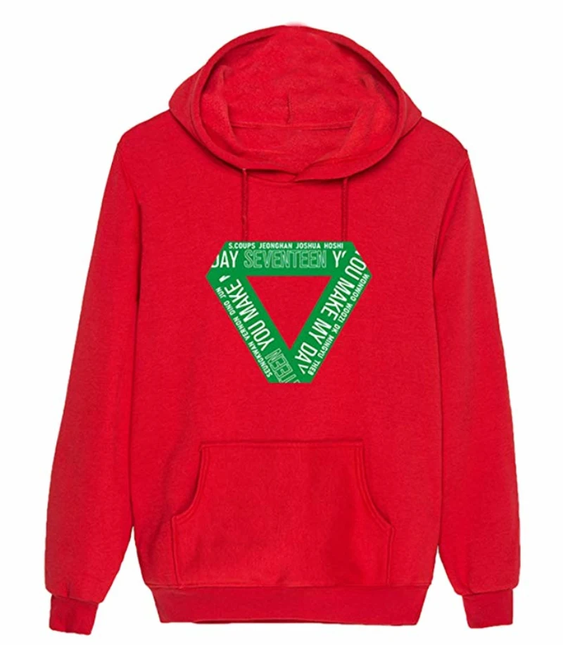 Mainlead Kpop Seventeen Hoodie You Make My Day Hoshi Vernon Woozi DK  Pullover Sweatshirt|Hoodies & Sweatshirts| - AliExpress