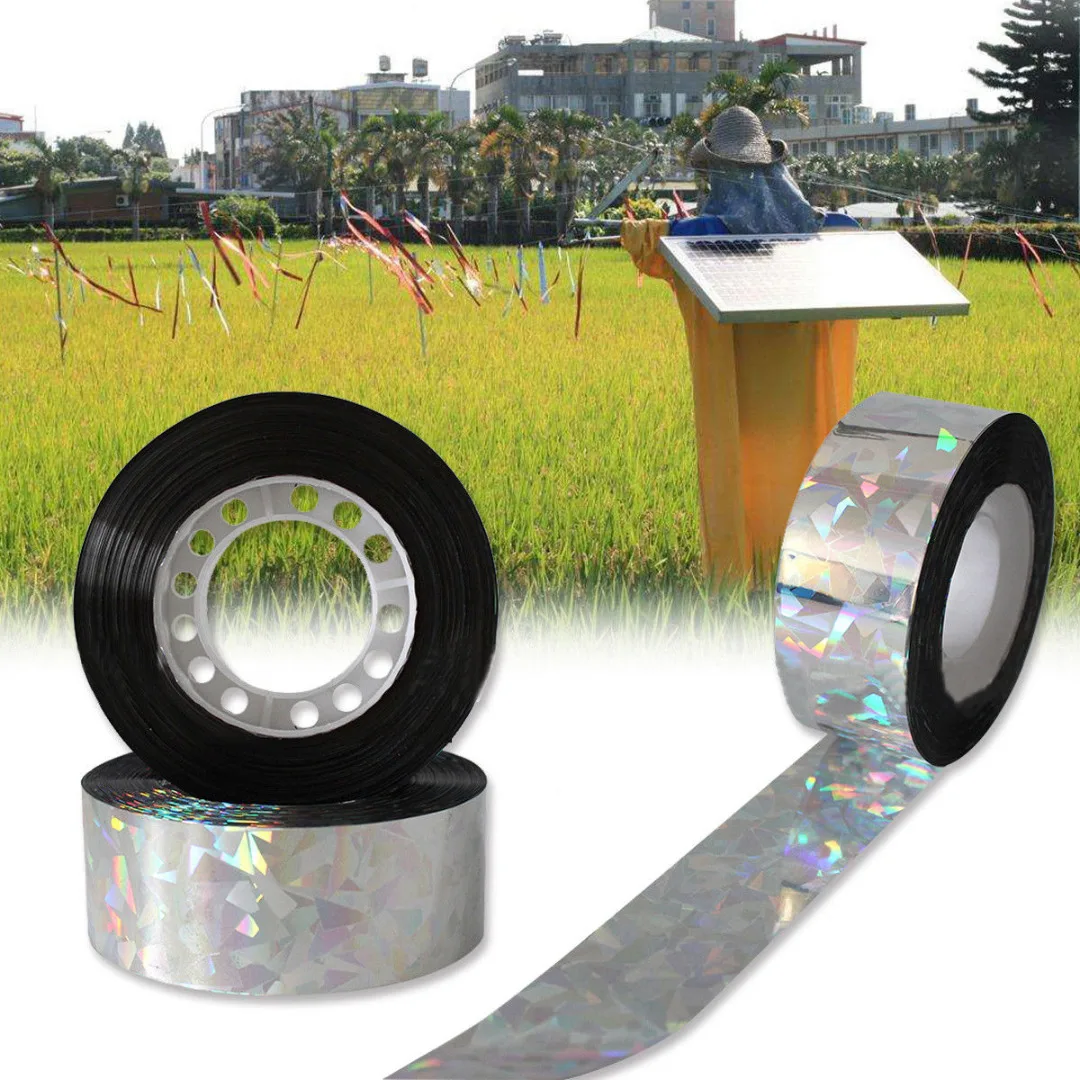 2019 Newest Bird Scare Tape Audible Repellent Fox Pigeons Repeller Ribbon Deterrent Tapes 45-90M