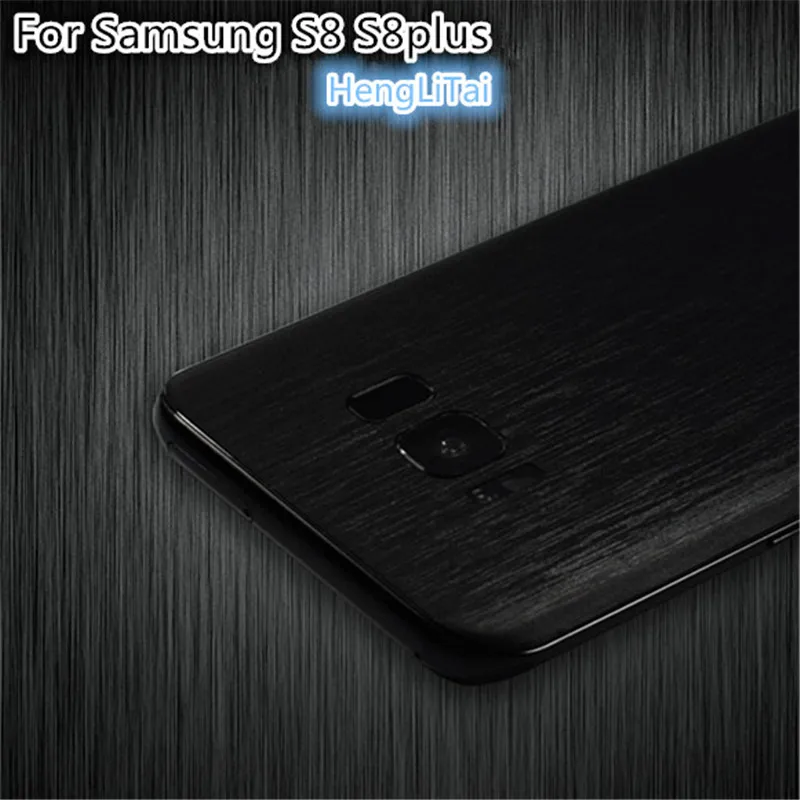 

NEW Wire Drawing membrane Skins Protective Film Skin Cellphone back paste Protective Sticker For Samsung Galaxy S8 S8Plus Note8