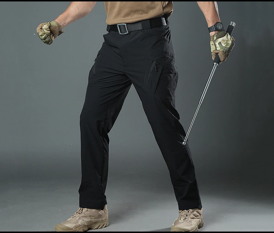 grey cargo pants ReFire Gear Summer Lightweight Urban Tactical Cargo Pants Men Casual Quick Drying Breathable Stretch SWAT Army Military Pants black cargo pants mens