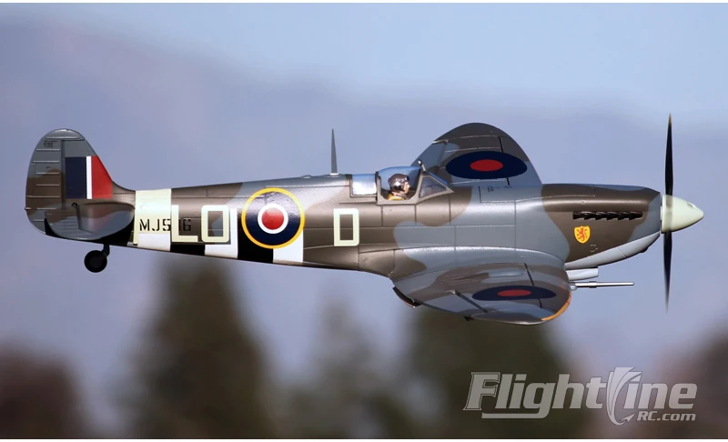 FREEWING warbird Spitfire 1200 мм размах крыльев PNP и комплект Flightline