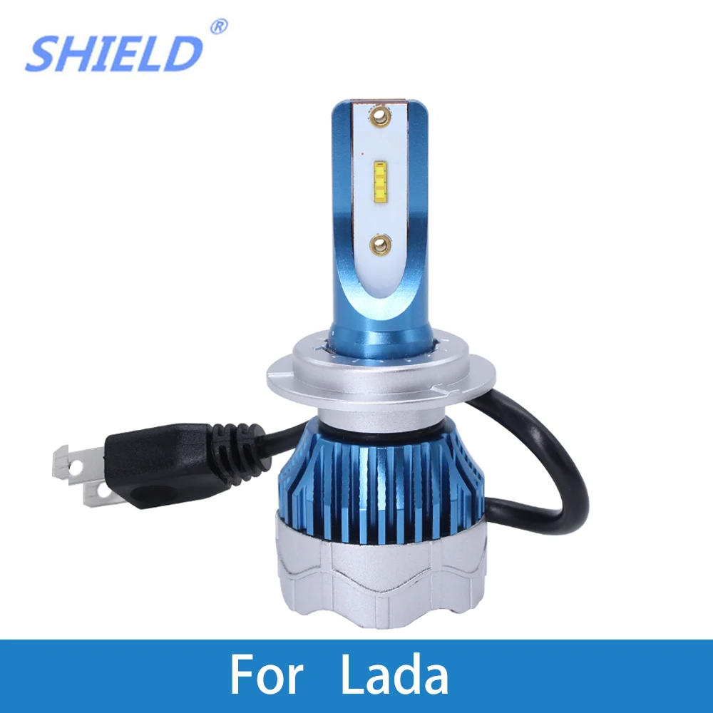 2 шт. комплект Автомобильных СВЕТОДИОДНЫХ Фар H4 H7 led 9006 9005 H1 H3 H11 6000K 12000LM CSP чипы для