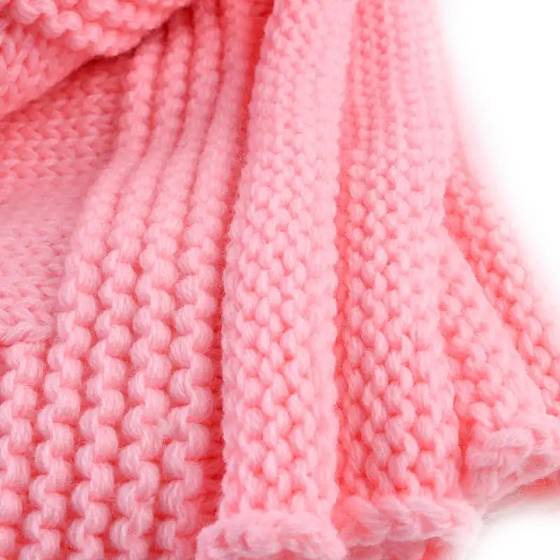Зимнее теплое детское одеяло трикотажное с сердечками для новорожденных Детское Пеленальное Одеяло милое детское постельное белье