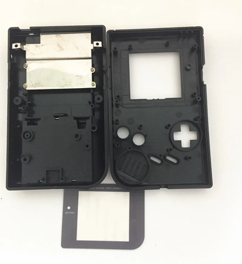 Black Full Set classic Housing Shell Case Cover Repairt For Gameboy GB Console Game Boy for GBO DMG GBP W/ Buttons Screw Driver