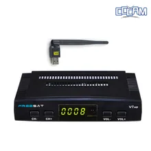 1 Year CCCAM Cline Europe in DVB-S2 Freesat V7 Satellite TV Receiver Set Top Box DVB-S2 powervu,Cccam, youporn with USB wifi