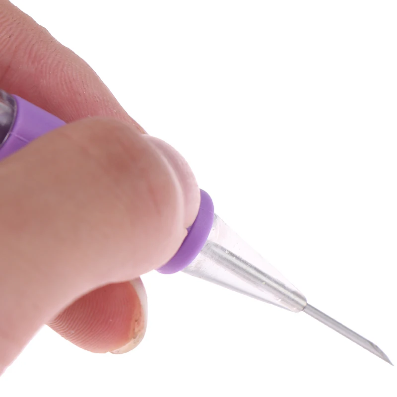 

ABS Plastic DIY Hand Embroidery Pen Practical DIY Crafts Magic Embroidery Pen Set Punch Needle Sewing Accessories