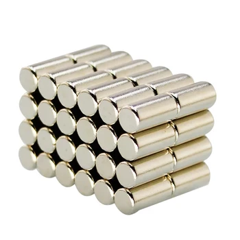 

50pcs/lot 5 x 10mm Super Strong Rare Earth Disc D5mm x 10mm Fridge Permanet Magnet Small Round Neodymium Magnet 5*10MM