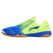 Новое поступление Li-ning Мужская национальная команда настольного тенниса обувь анти-скользкие эластичные брендовые профессиональные кроссовки